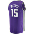 S.Kings #15 Davion Mitchell Supporters Branded Draft First Round Pick Fast Break Replica Jersey Purple Icon Edition Stitched American Basketball Jersey