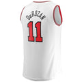 C.Bulls #11 DeMar DeRozan Supporters Branded 2021-22 Fast Break Jersey White Association Edition Stitched American Basketball Jersey