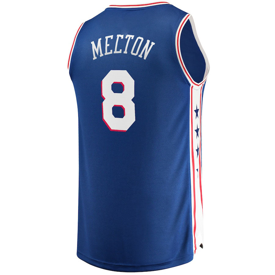 PH.76ers #8 De'Anthony Melton Supporters Branded Fast Break Replica Jersey  Icon Edition Royal Stitched American Basketball Jersey