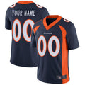 Custom D.Broncos Navy Vapor Untouchable Player Limited Jersey Stitched Jersey American Football Jerseys