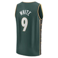 B.Celtics #9 Derrick White Supporters Branded 2022-23 Fastbreak Jersey City Edition Kelly Green Stitched American Basketball Jersey