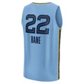 M.Grizzlies #22 Desmond Bane Supporters Branded 2022-23 Fast Break Replica Player Jersey - Statement Edition Light Blue Stitched American Basketball Jersey
