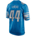 D.Lions #44 Dick LeBeau  Blue Game Retired Player Jersey Stitched American Football Jerseys