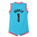 P.Suns #1 Devin Booker  Infant 2022-23 Replica Jersey City Edition Turquoise Association Edition Stitched American Basketball Jersey