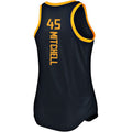 U.Jazz #45 Donovan Mitchell Supporters Branded Women's Fast Break Team Tank Jersey Icon Edition Navy Stitched American Basketball Jersey