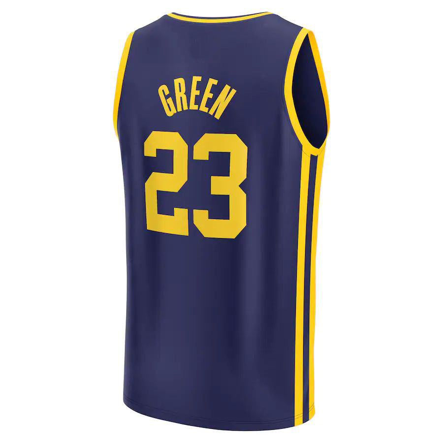G.State Warriors #23 Draymond Green Supporters Branded 2022-23 Fast Break Replica Player Jersey  Statement Edition Navy Stitched American Basketball Jersey