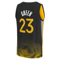 G.State Warriors #23 Draymond Green Supporters Branded 2022-23 Fastbreak Jersey City Edition Black Stitched American Basketball Jersey