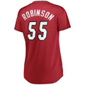 M.Heat #55 Duncan Robinson Supporters Branded Women's Fast Break Player Jersey Statement Edition Maroon Stitched American Basketball Jersey