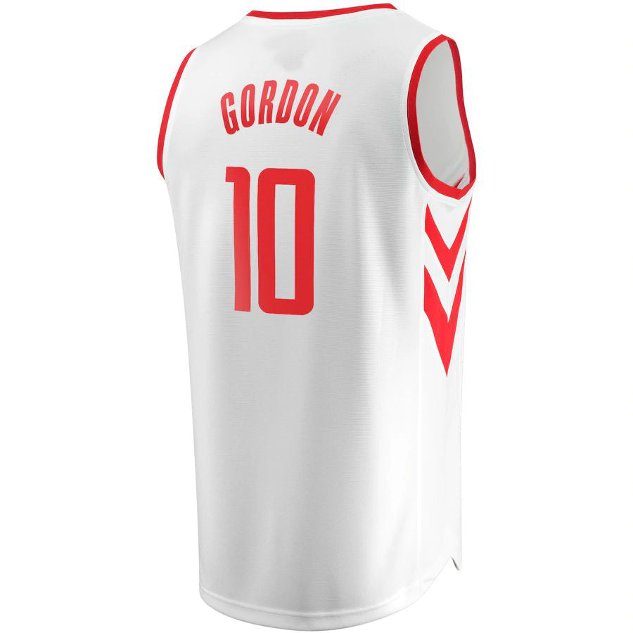 H.Rockets #10 Eric Gordon Supporters Branded Fast Break Player Replica Jersey Association Edition White Stitched American Basketball Jersey