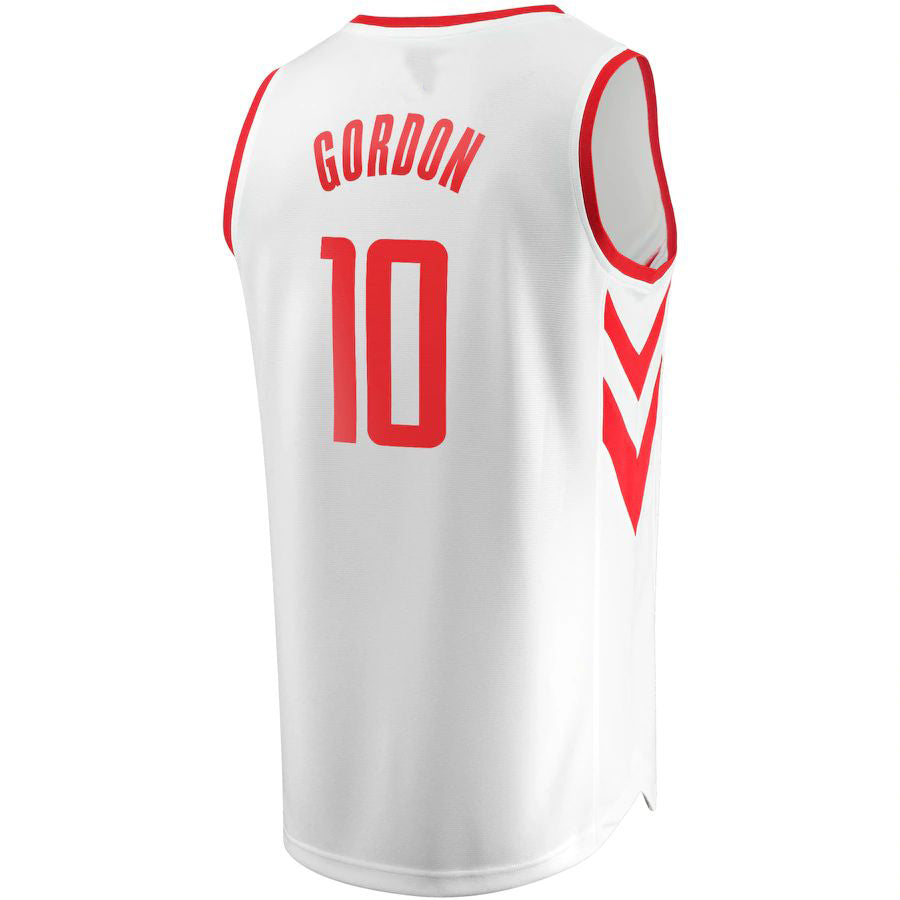 H.Rockets #10 Eric Gordon Supporters Branded Fast Break Replica Player Jersey Association Edition White Stitched American Basketball Jersey