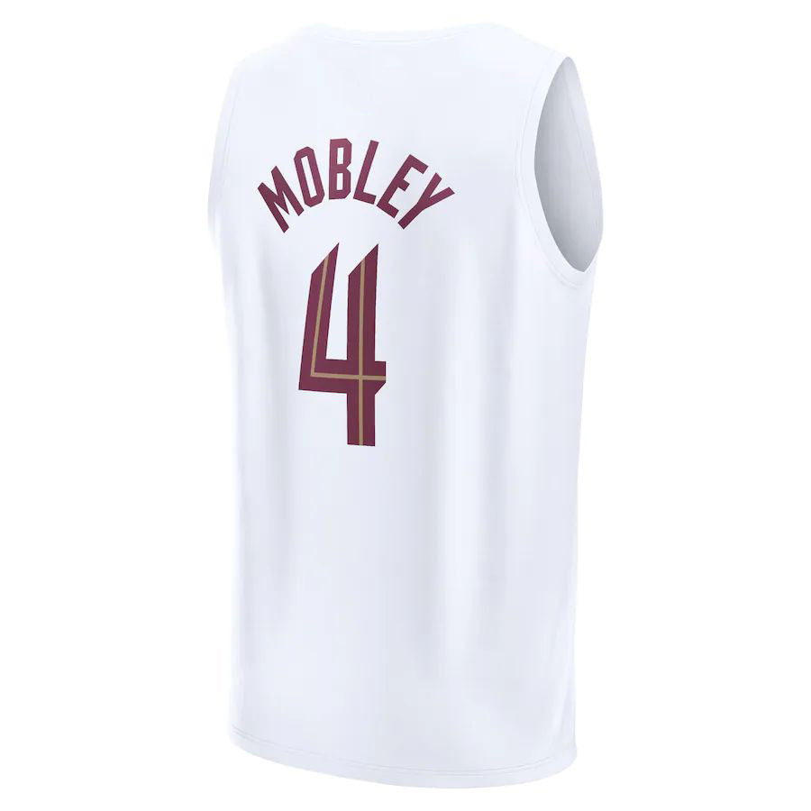 C.Cavaliers #4 Evan Mobley Supporters Branded 2022-23 Fast Break Replica Jersey White  Association Edition Stitched American Basketball Jersey