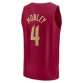 C.Cavaliers #4 Evan Mobley Supporters Branded 2022-23 Fast Break Replica Jersey Wine Icon Edition Stitched American Basketball Jersey