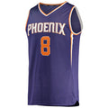 P.Suns #8 Frank Kaminsky III Supporters Branded  Fast Break Player Jersey Icon Edition Purple Stitched American Basketball Jersey