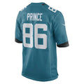J.Jaguars #86 Gerrit Prince Teal Team Game Player Jersey Stitched American Football Jerseys