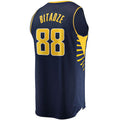 IN.Pacers #88 Goga Bitadze Supporters Branded 2021-22 Fast Break Replica Jersey City Edition Navy Stitched American Basketball Jersey