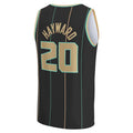 C.Hornets #20 Gordon Hayward Supporters Branded 2022-23 Fastbreak Jersey City Edition Black Stitched American Basketball Jersey