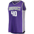 S.Kings #40 Harrison Barnes Supporters Branded Fast Break Replica Jersey Purple Icon Edition Stitched American Basketball Jersey