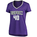 S.Kings #40 Harrison Barnes Supporters Branded Women's Fast Break Player Replica Jersey Purple Icon Edition Stitched American Basketball Jersey