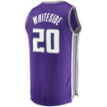 S.Kings #20 Hassan Whiteside Supporters Branded  Fast Break Replica Jersey Purple Icon Edition Stitched American Basketball Jersey