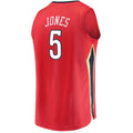 NO.Pelicans #5 Herbert Jones Supporters Branded 2022-23 Fast Break Replica Jersey  Red Statement Edition Stitched American Basketball Jersey