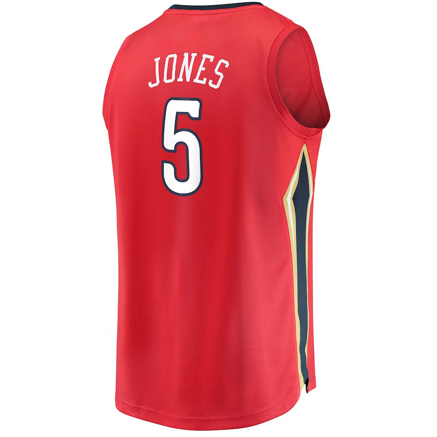 NO.Pelicans #5 Herbert Jones Supporters Branded 2022-23 Fast Break Replica Jersey  Red Statement Edition Stitched American Basketball Jersey