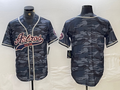 Houston Astros Blank Gray Camo Cool Base Stitched  Baseball Jersey