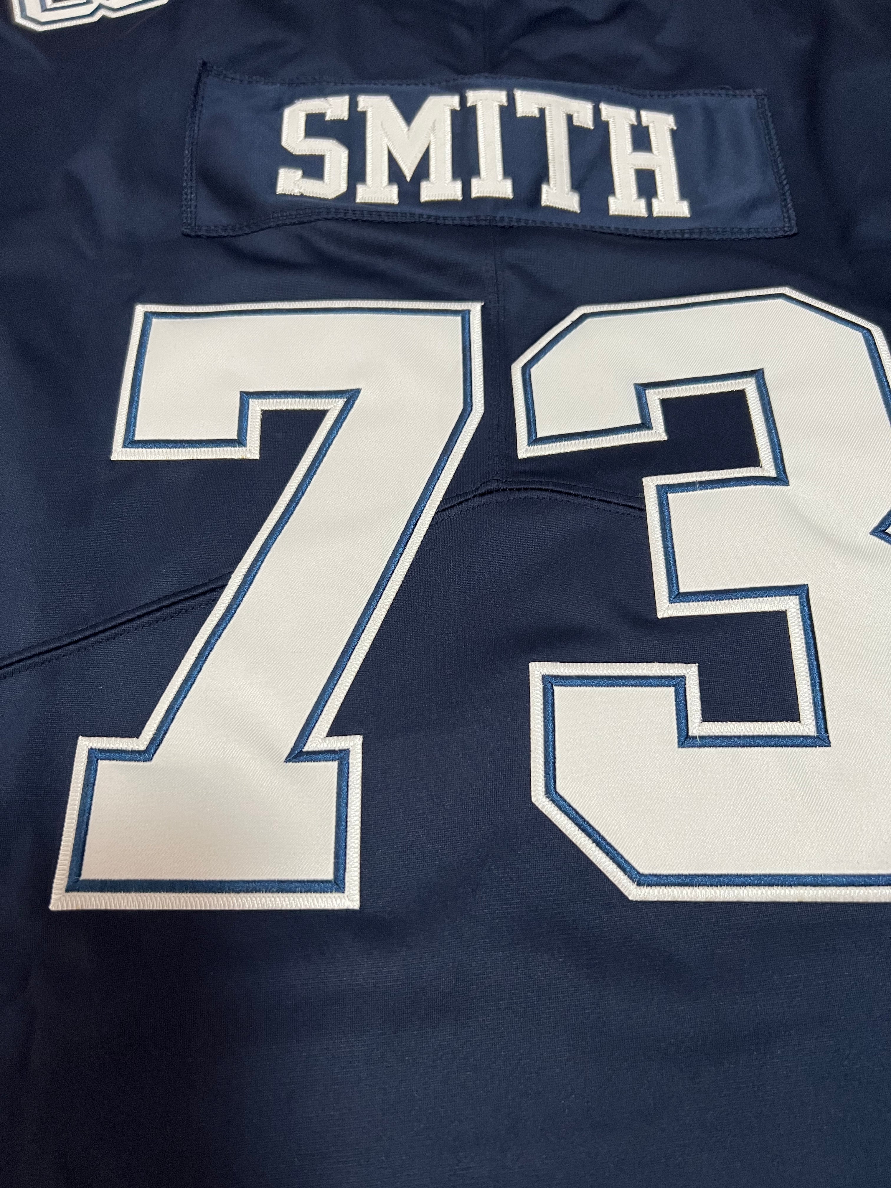Tyler Smith Jerseys Navy D.Cowboys New Number 73  Football Jerseys