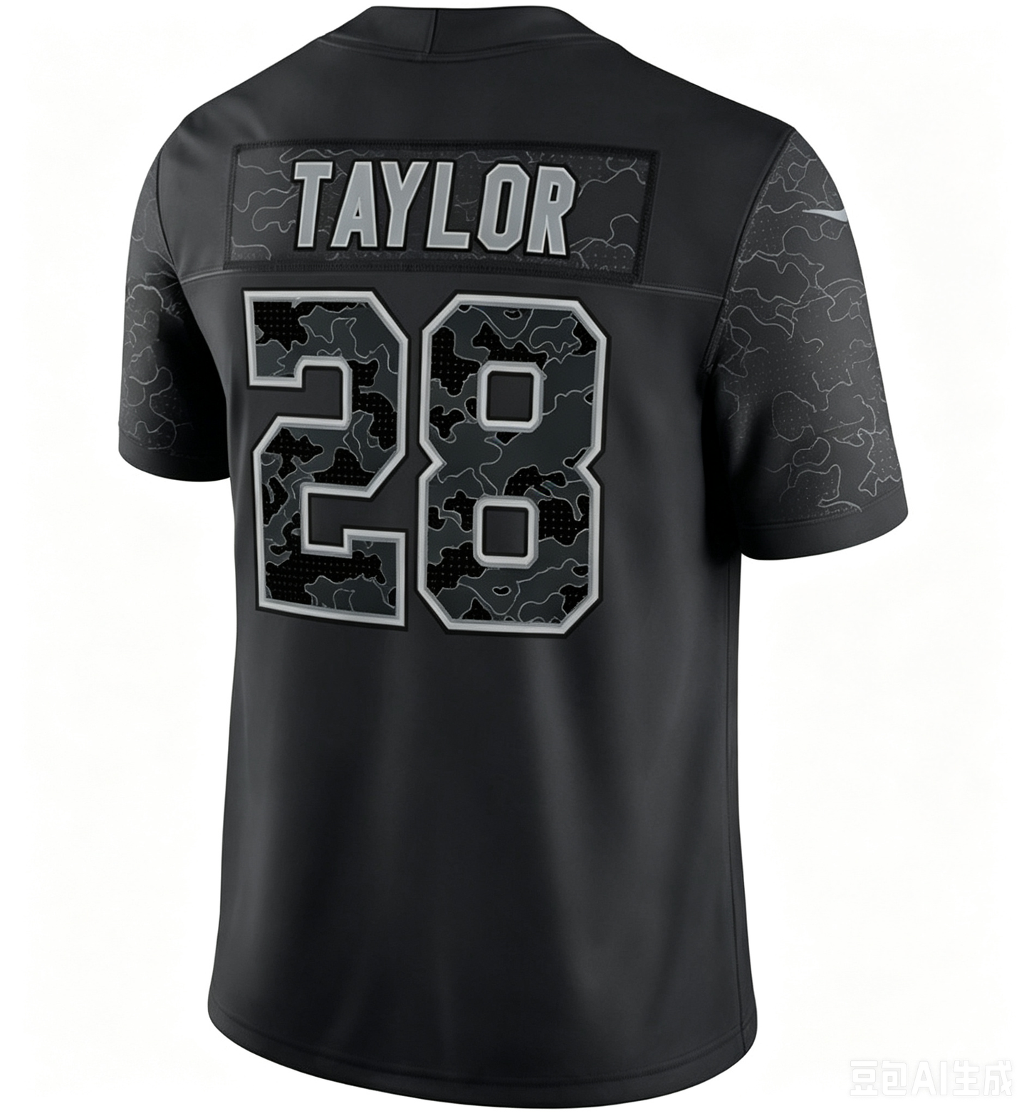 IN.Colts #28 Jonathan Taylor  Black Reflective Limited Stitched American Football Jersey
