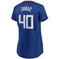 LA.Clippers #40 Ivica Zubac Supporters Branded Fast Break Player Jersey Icon Edition Royal Stitched American Basketball Jersey