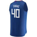 LA.Clippers #40 Ivica Zubac Supporters Branded Fast Break Replica Jersey Blue Icon Edition Royal Stitched American Basketball Jersey