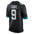 J.Jaguars #9 Logan Cooke Black Game Jersey Stitched American Football Jerseys