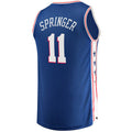 PH.76ers #11 Jaden Springer Supporters Branded 2021  Draft First Round Pick Fast Break Replica Jersey Icon Edition Royal Stitched American Basketball Jersey