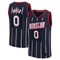 H.Rockets #0 Jalen Green Supporters Branded 2021-22 Fast Break Replica Jersey City Edition Navy Stitched American Basketball Jersey