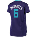 C.Hornets #6 Jalen McDaniels Supporters Branded Fast Break Player Jersey Statement Edition Purple Stitched American Basketball Jersey