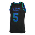 D.Mavericks #5 Jason Kidd Mitchell & Ness 1994-95 Hardwood Classics Reload 2.0 Swingman Jersey Black Stitched American Basketball Jersey