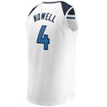 M.Timberwolves #4 Jaylen Nowell Supporters Branded  Fast Break Replica Jersey White Association Edition Stitched American Basketball Jersey