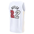 M.Heat #22 Jimmy Butler Supporters Branded 2022-23 Fastbreak Jersey City Edition White Stitched American Basketball Jersey
