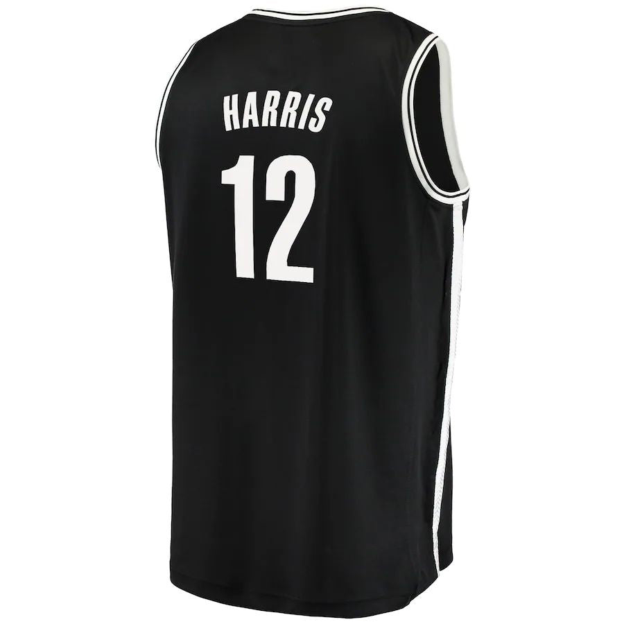 B.Nets #12 Joe Harris Supporters Branded 2022-23 Fastbreak Jersey City Edition White Stitched American Basketball Jersey