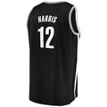 B.Nets #12 Joe Harris Supporters Branded 2022-23 Fastbreak Jersey City Edition White Stitched American Basketball Jersey
