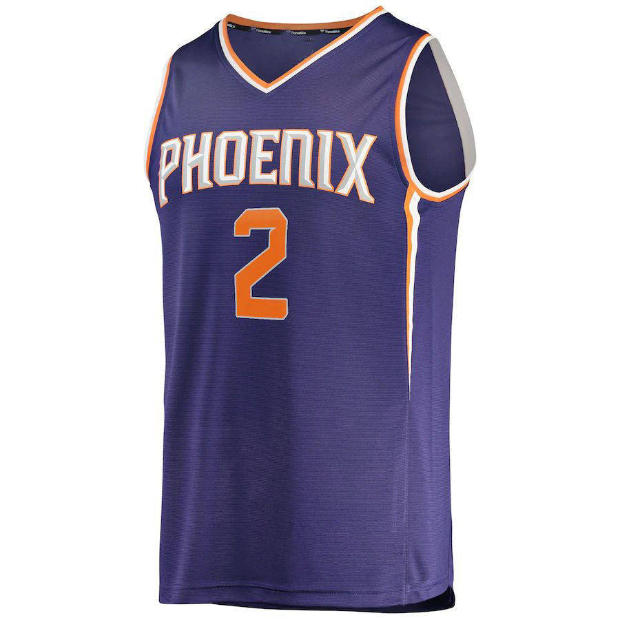 P.Suns #2 Josh Okogie Supporters Branded 2022-23 Fast Break Replica Player Jersey Icon Purple Stitched American Basketball Jersey