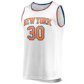 NY.Knicks #30 Julius Randle Supporters Branded 2020-21 Fast Break Replica Player Jersey Association Edition White Stitched American Basketball Jersey