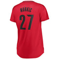 P.Trail Blazers #27 Jusuf Nurkic Supporters Branded Women's Fast Break Player Jersey Red Statement Edition Stitched American Basketball Jersey