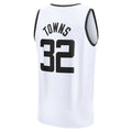 M.Timberwolves #32 Karl-Anthony Towns Supporters Branded 2022-23 Fastbreak Jersey City Edition White Stitched American Basketball Jersey