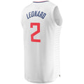 LA.Clippers #2 Kawhi Leonard Supporters Branded 2020-21 Fast Break Player Jersey  Association Edition White Stitched American Basketball Jersey