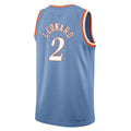 LA.Clippers #2 Kawhi Leonard 2021-22 Swingman Jersey City Edition Light Blue Stitched American Basketball Jersey