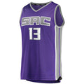 S.Kings #13 Keegan Murray Supporters Branded Draft First Round Pick Fast Break Replica Player Jersey Icon Edition Purple Stitched American Basketball Jersey