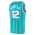 C.Hornets #12 Kelly Oubre Jr. Supporters Branded 2021-22 Fast Break Replica Jersey Icon Edition Teal Stitched American Basketball Jersey
