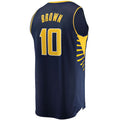 IN.Pacers #10 Kendall Brown Supporters Branded 2021-22 Fast Break Replica Jersey Icon Edition Navy Stitched American Basketball Jersey