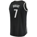 B.Nets #7 Kevin Durant Supporters Branded 2019-20 Fast Break Replica Jersey Black Icon Edition Stitched American Basketball Jersey