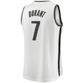 B.Nets #7 Kevin Durant Supporters Branded 2020-21 Fast Break Player Jersey White Association Edition Stitched American Basketball Jersey